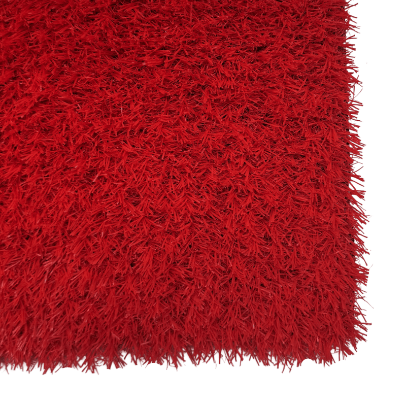Construction Turf Rug Red Red Artificial Grass Carpet for Play Areas | Grass Warehouse