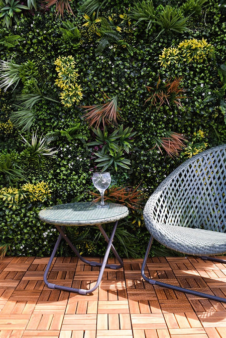 Botanical Artificial Green Wall Panel